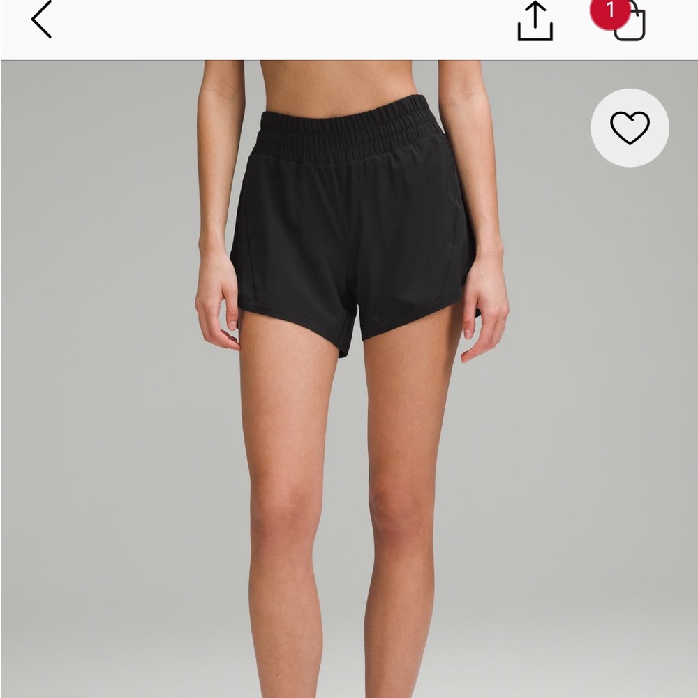 Lulu Lemon Track That Mid-Rise lined shorts 5 inch
